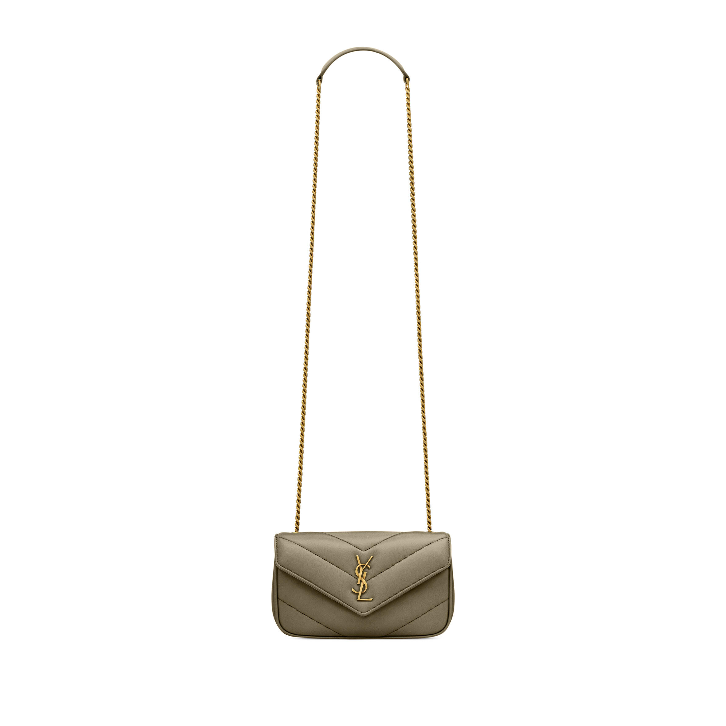 YSL LOULOU MINI IN LAMBSKIN 821749AAEAX3775 (20*12*5cm)